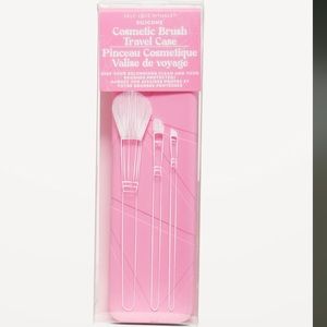 NWT Self Love Rituals® Cosmetic Brush Travel Case Color: Pink Edge Neon